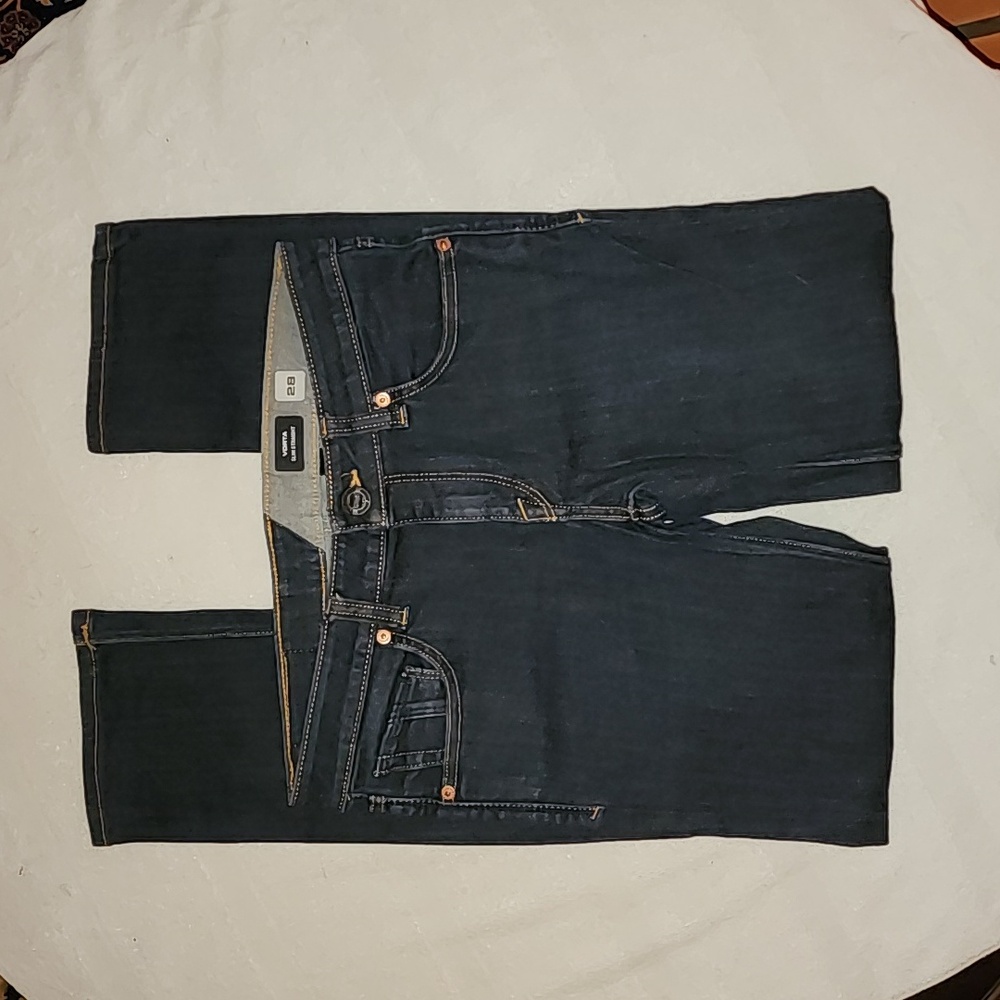 Volcom Vorta Slim Straight Fit Dark Blue Jeans